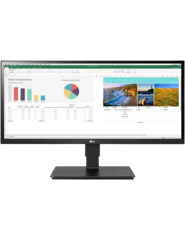 LCD Monitor, LG, 29BN650-B, 29", 21 : 9, Panel IPS, 2560x1080, 21:9, 75Hz, 5 ms, Speakers, Pivot, Height adjustable, Tilt, Colo