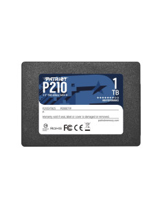 SSD, PATRIOT, P210, 1TB, SATA 3.0, Write speed 430 MBytes/sec, Read speed 520 MBytes/sec, 2,5", TBW 480 TB, P210S1TB25