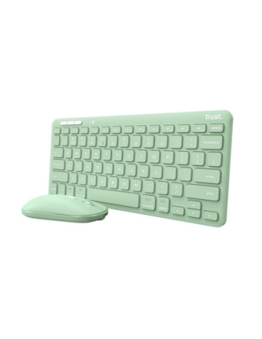 KEYBOARD +MOUSE WRL LYRA/GREEN 24942 TRUST