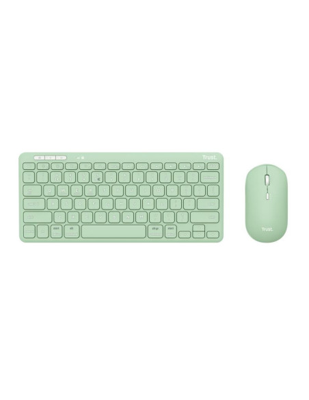 KEYBOARD +MOUSE WRL LYRA/GREEN 24942 TRUST