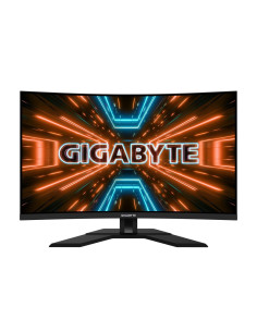 LCD Monitor, GIGABYTE, M32UC, 31.5", Gaming/4K/Curved, Panel VA, 3840x2160, 16:9, 144hz, Matte, 1 ms, Speakers, Height adjustab