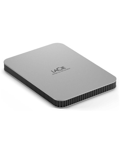 External HDD, LACIE, Mobile Drive, 4TB, USB-C, Colour Silver, STLP4000400