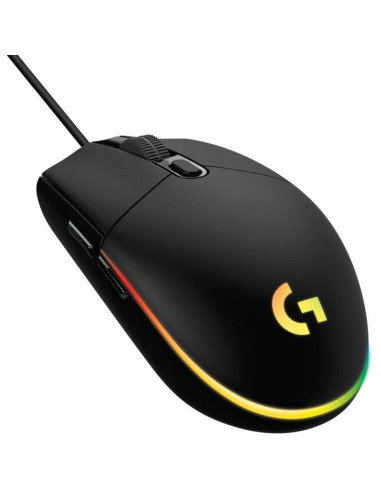 MOUSE USB OPTICAL G203/BLACK 910-005796 LOGITECH