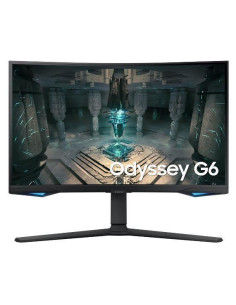 LCD Monitor, SAMSUNG, Odyssey G6, 32", Gaming/Smart/Curved, Panel VA, 2560x1440, 16:9, 240Hz, 1 ms, Speakers, Swivel, Pivot, He