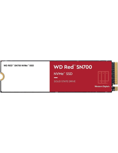 SSD, WESTERN DIGITAL, Red SN700, 1TB, M.2, PCIE, NVMe, Write speed 3000 MBytes/sec, Read speed 3430 MBytes/sec, WDS100T1R0C