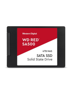 SSD, WESTERN DIGITAL, Red SA500, 4TB, SATA 3.0, Write speed 530 MBytes/sec, Read speed 560 MBytes/sec, 2,5", TBW 2500 TB, MTBF 