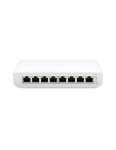 Switch, UBIQUITI, Lite 8 PoE, Type L2, Desktop/pedestal, 8x10Base-T / 100Base-TX / 1000Base-T, PoE+ ports 4, USW-LITE-8-POE