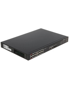 Switch, DAHUA, DH-PFS3220-16GT-240-V2, Type L2, Desktop/pedestal, 2xSFP, PoE ports 16, 240 Watts, DH-PFS3220-16GT-240-V2