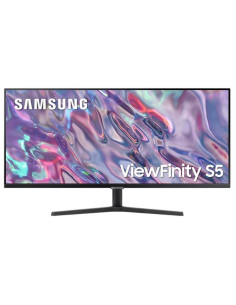 LCD Monitor, SAMSUNG, ViewFinity S5 S50GC, 34", Business/21 : 9, Panel VA, 3440x1440, 21:9, 100Hz, 5 ms, Tilt, Colour Black, LS