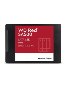 SSD, WESTERN DIGITAL, Red SA500, 500GB, SATA 3.0, Write speed 530 MBytes/sec, Read speed 560 MBytes/sec, 2,5", TBW 350 TB, MTBF