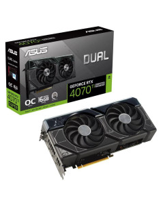 Graphics Card, ASUS, NVIDIA GeForce RTX 4070 Ti SUPER, 16 GB, GDDR6X, 256 bit, PCIE 4.0 16x, Dual Slot Fansink, 1xHDMI, 3xDispl