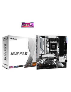 Mainboard, ASROCK, AMD B650, SAM5, Micro-ATX, Memory DDR5, Memory slots 4, 1xPCI-Express 3.0 16x, 1xPCI-Express 4.0 16x, 1xM.2,