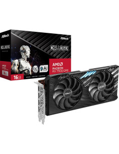 Graphics Card, ASROCK, AMD Radeon RX 7900 GRE, 16 GB, GDDR6, 256 bit, PCIE 4.0 16x, Dual Slot Fansink, 1xHDMI, 3xDisplayPort, R