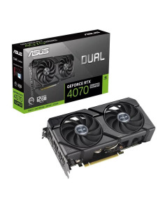 Graphics Card, ASUS, NVIDIA GeForce RTX 4070 SUPER, 12 GB, GDDR6X, 192 bit, PCIE 4.0 16x, Dual Slot Fansink, 1xHDMI, 3xDisplayP