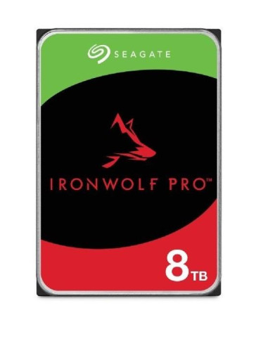 HDD, SEAGATE, IronWolf Pro, 8TB, SATA, 256 MB, 7200 rpm, 3,5", ST8000NT001