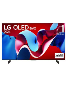 TV Set, LG, 42", OLED/4K/Smart, 3840x2160, Wireless LAN, Bluetooth, webOS, Black, OLED42C41LA