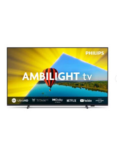 TV Set, PHILIPS, 43", 4K/Smart, 3840x2160, Wireless LAN, Bluetooth, Titan OS, 43PUS8079/12