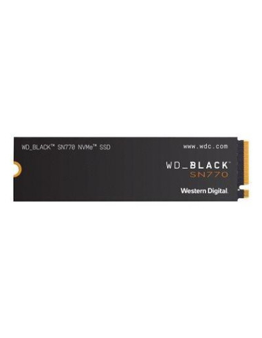 SSD, WESTERN DIGITAL, Black SN770, 2TB, M.2, PCIe Gen4, NVMe, Write speed 4850 MBytes/sec, Read speed 5150 MBytes/sec, WDS200T3