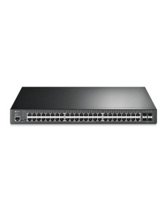 Switch, TP-LINK, Omada, TL-SG3452P, Type L2+, 48x10Base-T / 100Base-TX / 1000Base-T, 4xSFP, 1xRJ45, 1, PoE+ ports 48, 384 Watts