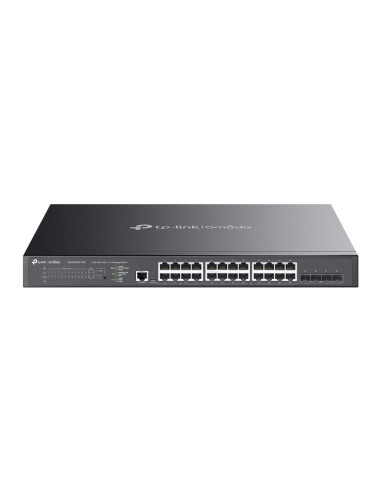 Switch, TP-LINK, Omada, SG3428XPP-M2, Desktop/pedestal, Rack, 24x2.5GbE, 4xSFP+, 1xConsole, 1, PoE+ ports 16, 500 Watts, SG3428