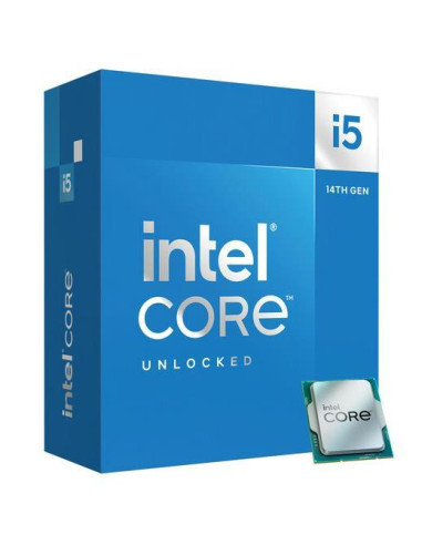 CPU, INTEL, Desktop, Core i5, i5-14600KF, Raptor Lake, 3500 MHz, Cores 14, 24MB, Socket LGA1700, 125 Watts, BOX, BX8071514600KF