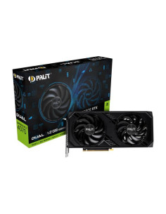 Graphics Card, PALIT, NVIDIA GeForce RTX 4070, 12 GB, GDDR6, 192 bit, PCIE 4.0 16x, GPU 1920 MHz, Dual Slot Fansink, 1xHDMI, 3x