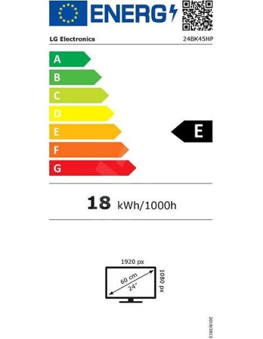 LCD Monitor, LG, 24BK45HP-B, 23.8", Business, Panel IPS, 1920x1080, 16:9, 5 ms, Height adjustable, Tilt, 24BK45HP-B