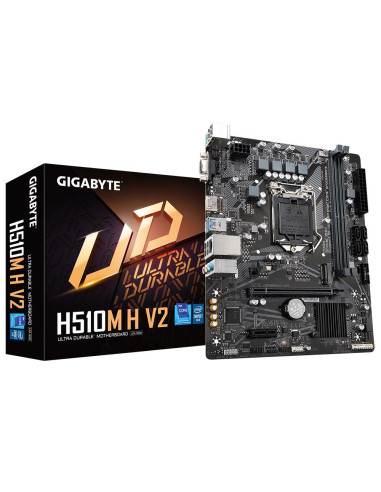 Mainboard, GIGABYTE, Intel H470 Express, LGA1200, Micro-ATX, Memory DDR4, 1xPCI-Express 1x, 1xPCI-Express 16x, 1xM.2, 1x15pin D