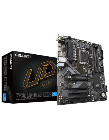 Mainboard, GIGABYTE, Intel B760 Express, LGA1700, ATX, Memory DDR4, Memory slots 4, 4xPCI-Express 3.0 1x, 1xPCI-Express 4.0 16x