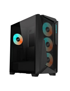 Case, GIGABYTE, C301G V2 BLACK, MidiTower, Case product features Transparent panel, Not included, ATX, EATX, MicroATX, MiniITX,