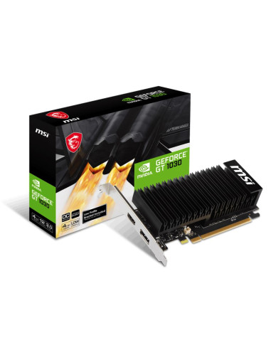 Graphics Card, MSI, 4 GB, DDR4, 64 bit, GPU 1430 MHz, 1xHDMI, 1xDisplayPort, GT10304GHD4LPOC