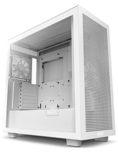 Case, NZXT, H7 Flow, MidiTower, ATX, EATX, MicroATX, MiniITX, Colour White, CM-H72FW-01