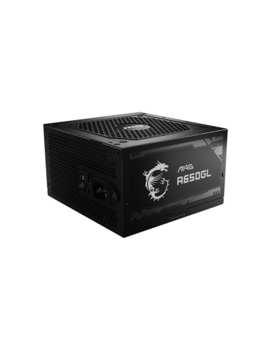 Power Supply, MSI, 650 Watts, Efficiency 80 PLUS GOLD, PFC Active, MTBF 1500000 hours, MAGA650GL