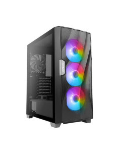 Case, ANTEC, DF700 FLUX, MidiTower, Case product features Transparent panel, Not included, ATX, MicroATX, MiniITX, Colour Black