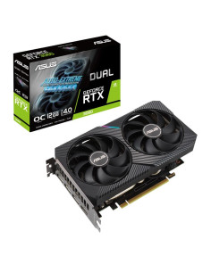 Graphics Card, ASUS, NVIDIA GeForce RTX 3060, 12 GB, 192 bit, PCIE 4.0 16x, GDDR6, GPU 1837 MHz, 1xHDMI, 3xDisplayPort, DUAL-RT