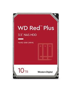 HDD, WESTERN DIGITAL, Red Plus, 10TB, SATA 3.0, 256 MB, 7200 rpm, 3,5", WD101EFBX