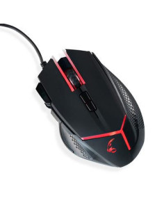 MOUSE USB OPTICAL BLACK/RED/MRGS200 MEDIARANGE