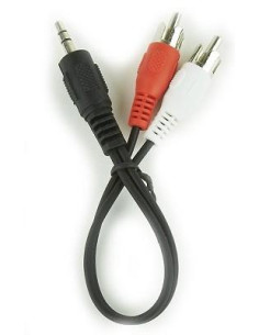 CABLE AUDIO 3.5MM TO 2RCA 0.2M/CCA-458/0.2 GEMBIRD