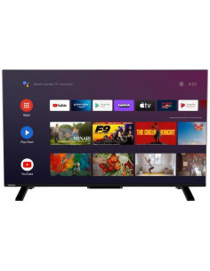 TV Set, TOSHIBA, 43", 4K/Smart, 3840x2160, Wireless LAN, Bluetooth, Android TV, Black, 43UA2363DG