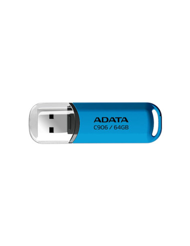 MEMORY DRIVE FLASH USB2 64GB/BLUE AC906-64G-RWB A-DATA