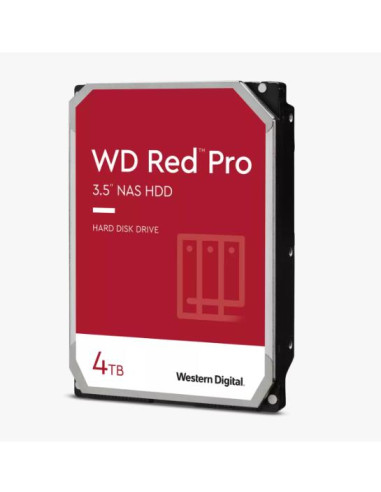 HDD, WESTERN DIGITAL, Red Pro, 4TB, SATA 3.0, 256 MB, 7200 rpm, 3,5", WD4005FFBX