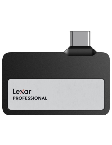 External SSD, LEXAR, SL400, 1TB, USB-C, Write speed 1000 MBytes/sec, Read speed 1050 MBytes/sec, LSL400X001T-RNBNG