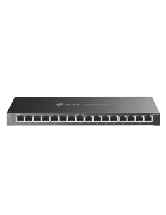 Switch, TP-LINK, Omada, TL-SG2016P, 16x10Base-T / 100Base-TX / 1000Base-T, PoE+ ports 8, 120 Watts, TL-SG2016P