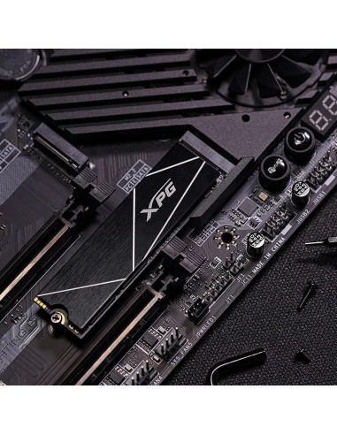 SSD, ADATA, XPG GAMMIX S70 BLADE, 4TB, M.2, PCIe Gen4, 3D NAND, Write speed 6600 MBytes/sec, Read speed 7400 MBytes/sec, TBW 29