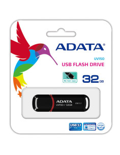 MEMORY DRIVE FLASH USB3.1 32GB/BLACK AUV150-32G-RBK ADATA