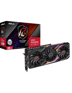 Graphics Card, ASROCK, AMD Radeon RX 7900 XT, 20 GB, GDDR6, 320 bit, GPU 2075 MHz, 1xHDMI, 3xDisplayPort, RX7900XTPG20GO