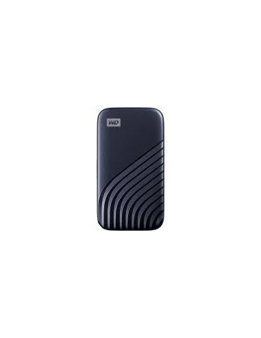 External SSD, WESTERN DIGITAL, My Passport, 2TB, USB-C, Write speed 1000 MBytes/sec, Read speed 1050 MBytes/sec, WDBAGF0020BBL-