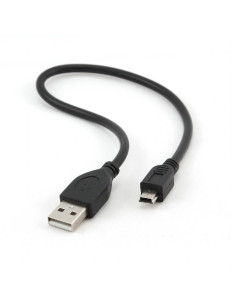 CABLE USB2 AM-MINI 30CM BLACK/CCP-USB2-AM5P-1 GEMBIRD