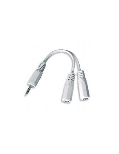 CABLE AUDIO SPLITTER 3.5MM/10CM WHITE CCA-415W GEMBIRD