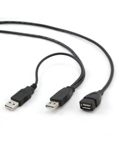 CABLE USB2 DUAL EXTENSION AMAF/0.9M CCP-USB22-AMAF-3 GEMBIRD